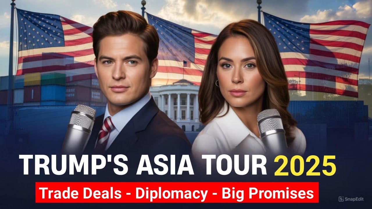 Trump&rsquo;s Asia Tour 2025 EXPLAINED | Trade Deals, Tariffs & Global Diplomacy | The English Globe