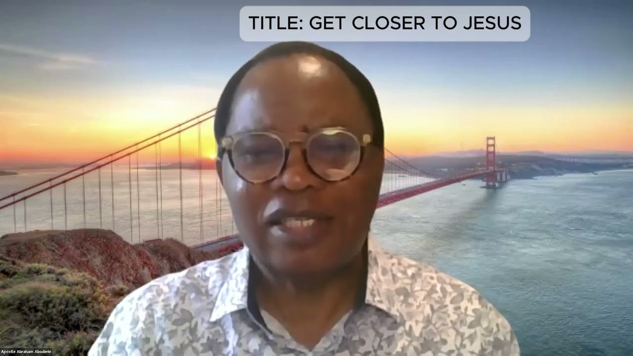 GET CLOSER TO JESUS