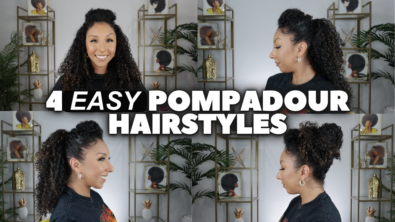 4 Easy Pompadour Hairstyles | BiancaReneeToday