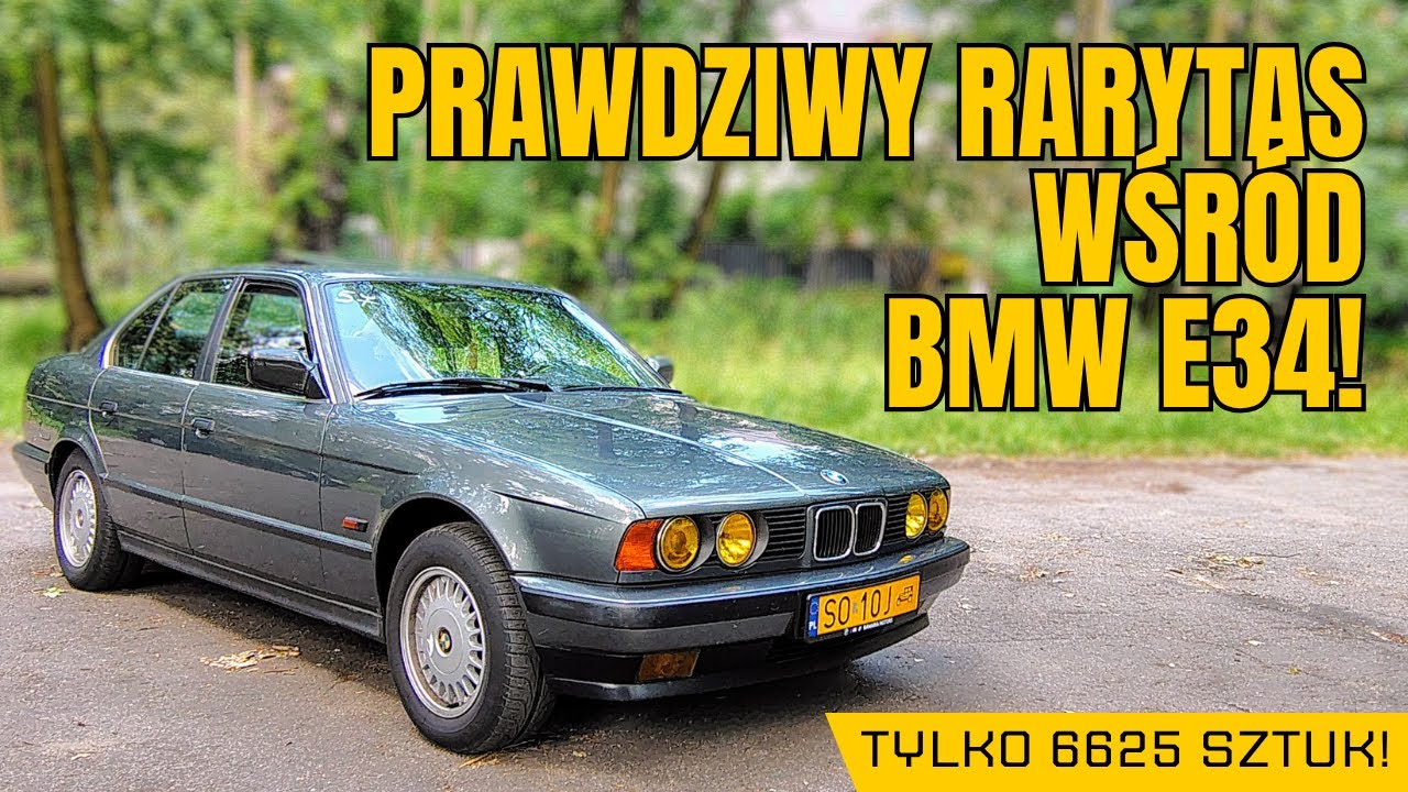 TYLKO 6625 SZTUK NA ŚWIECIE! BMW E34 z 1988. PIERWSZA SERIA PRODUKCYJNA!