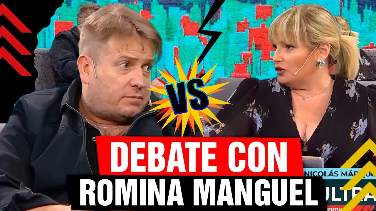 💥 DEBATE: NICOL&Aacute;S M&Aacute;RQUEZ EXPLOTA con ROMINA MANGUEL