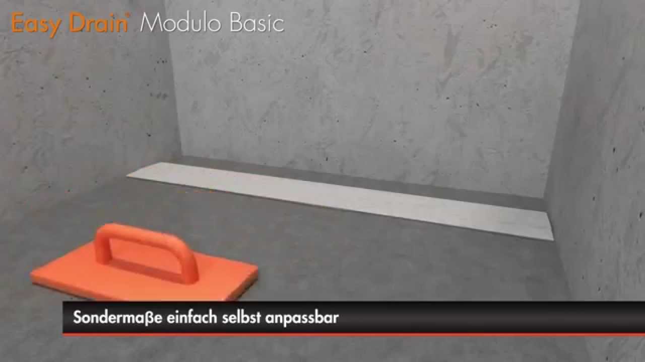 Easy Drain - Modulo Basic - Einbau (Deutsch)