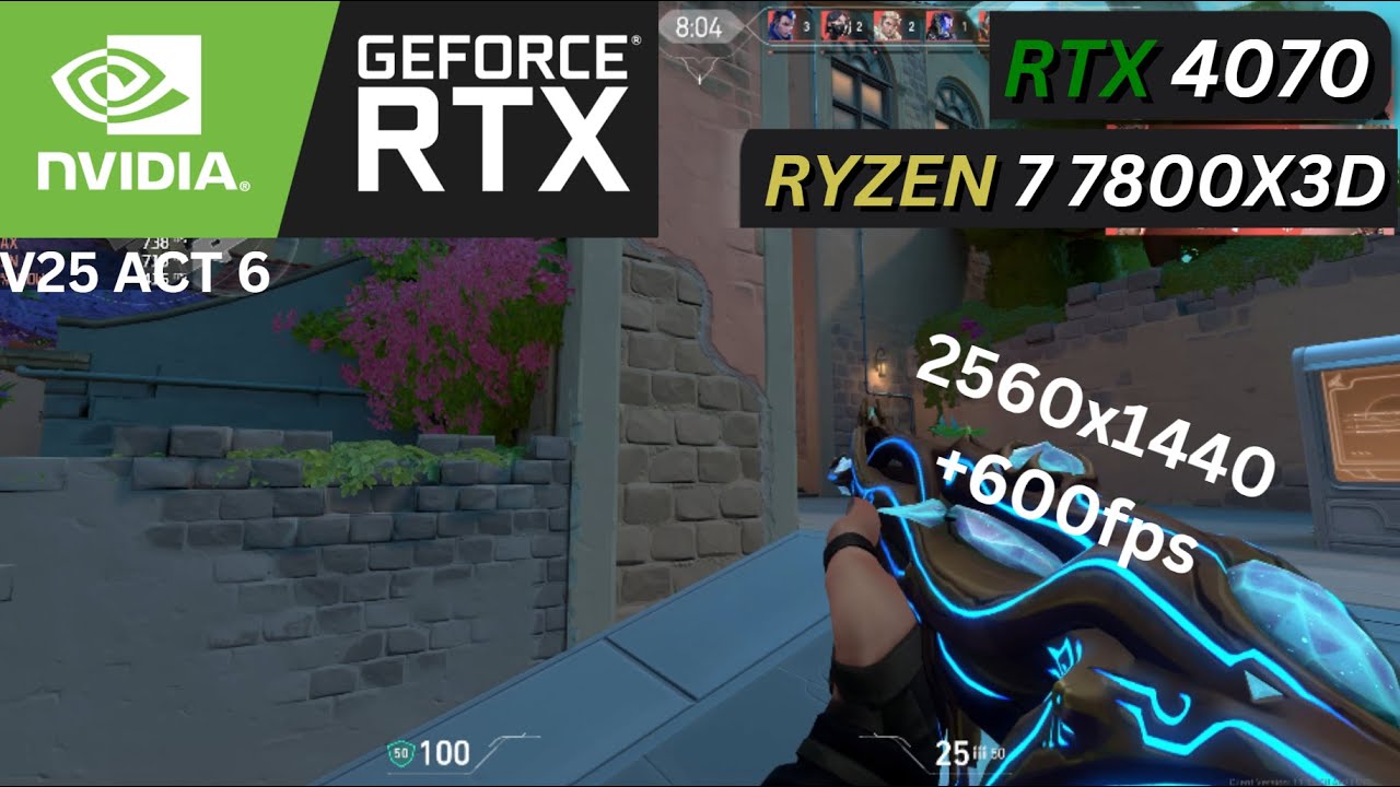 VAL BENCH VALORANT - RYZEN 7 7800X3D + RTX 4070 - 1440p Max & Low Settings - FPS Benchmark Test