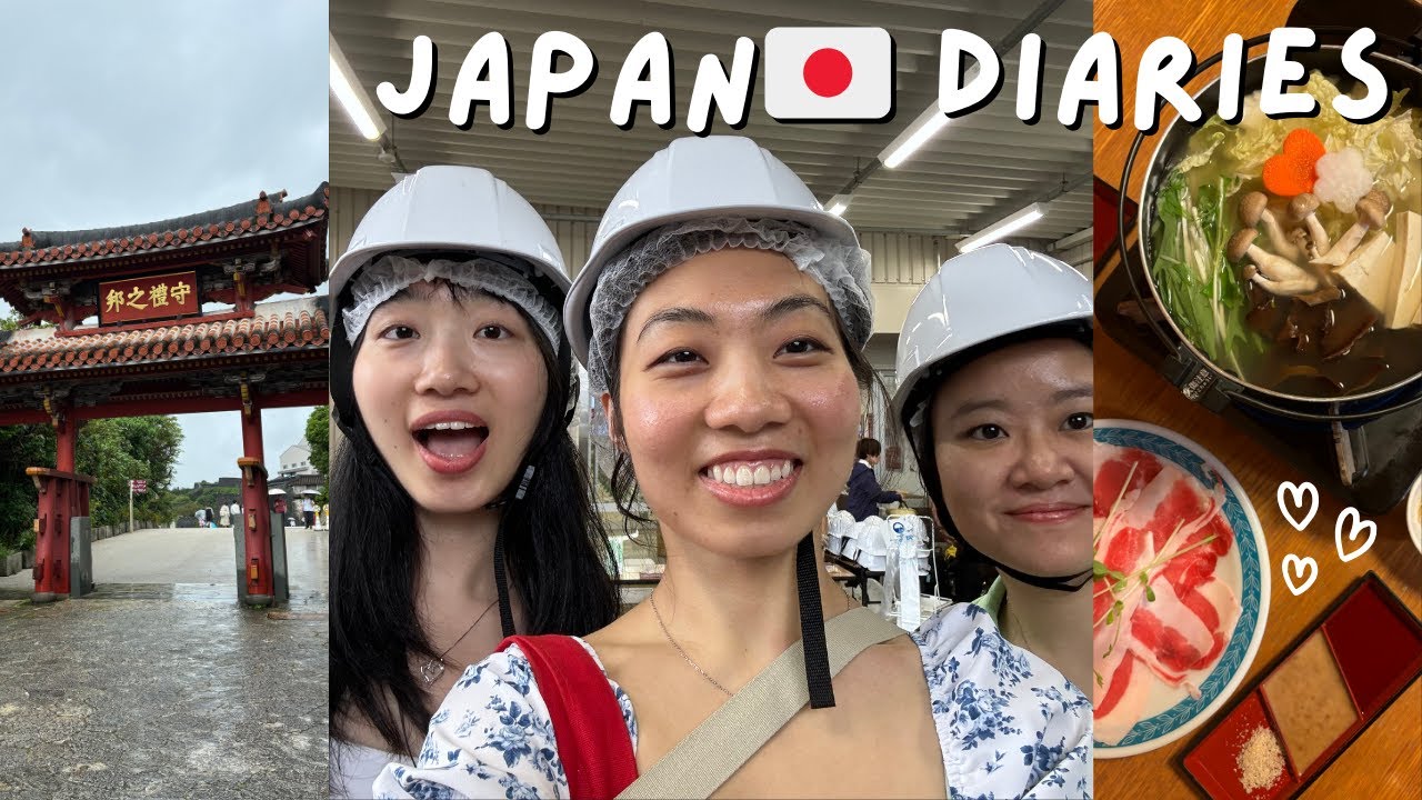weekend in japan 🇯🇵 | okinawa | caves, an ancient castle, one of the largest aquariums, shabu shabu