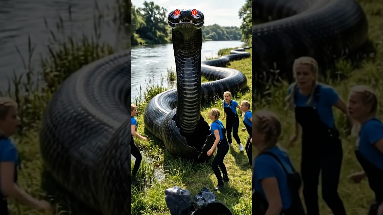Gaint Black Snake 😱🐍 #shorts #shortvideo #youtubeshorts