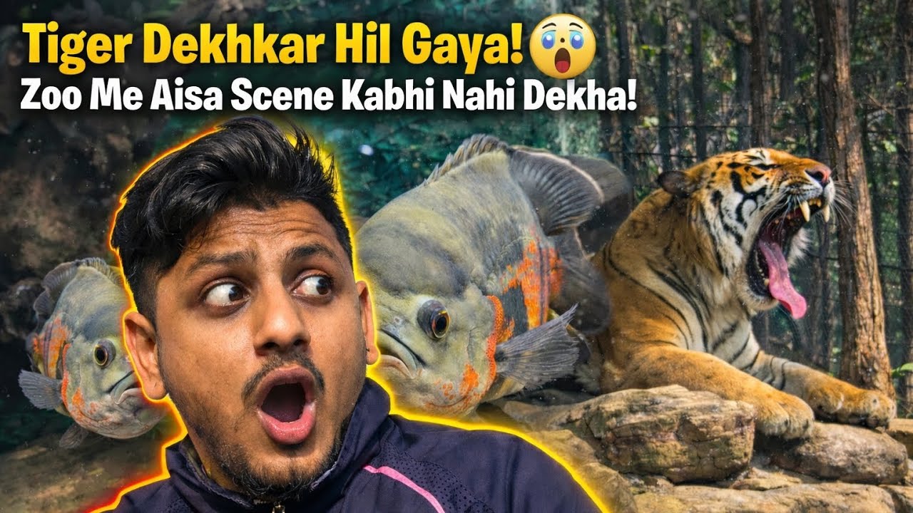 “Tiger Dekhkar Hil Gaya! 😱 Zoo Me Aisa Scene Kabhi Nahi Dekha!”