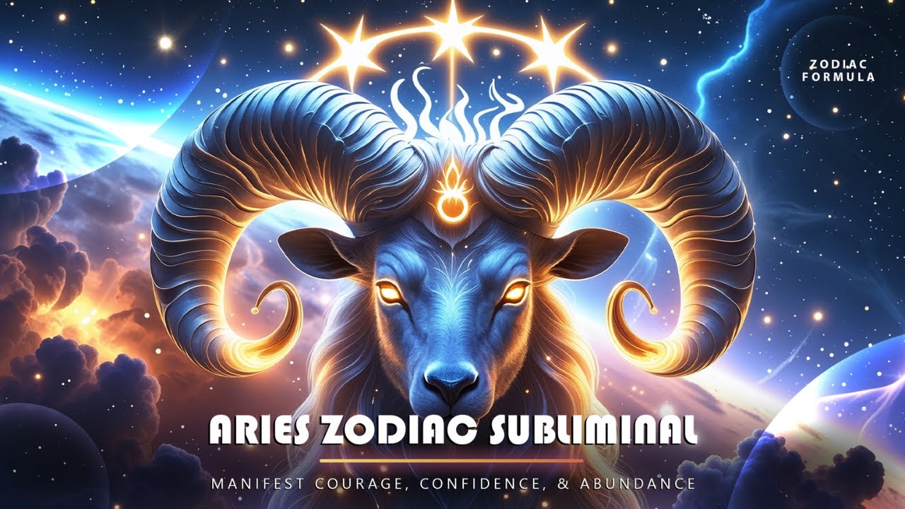ARIES ZODIAC SIGN SUBLIMINAL – Manifest Courage, Confidence, & Abundance (✨Zodiac Formula✨)