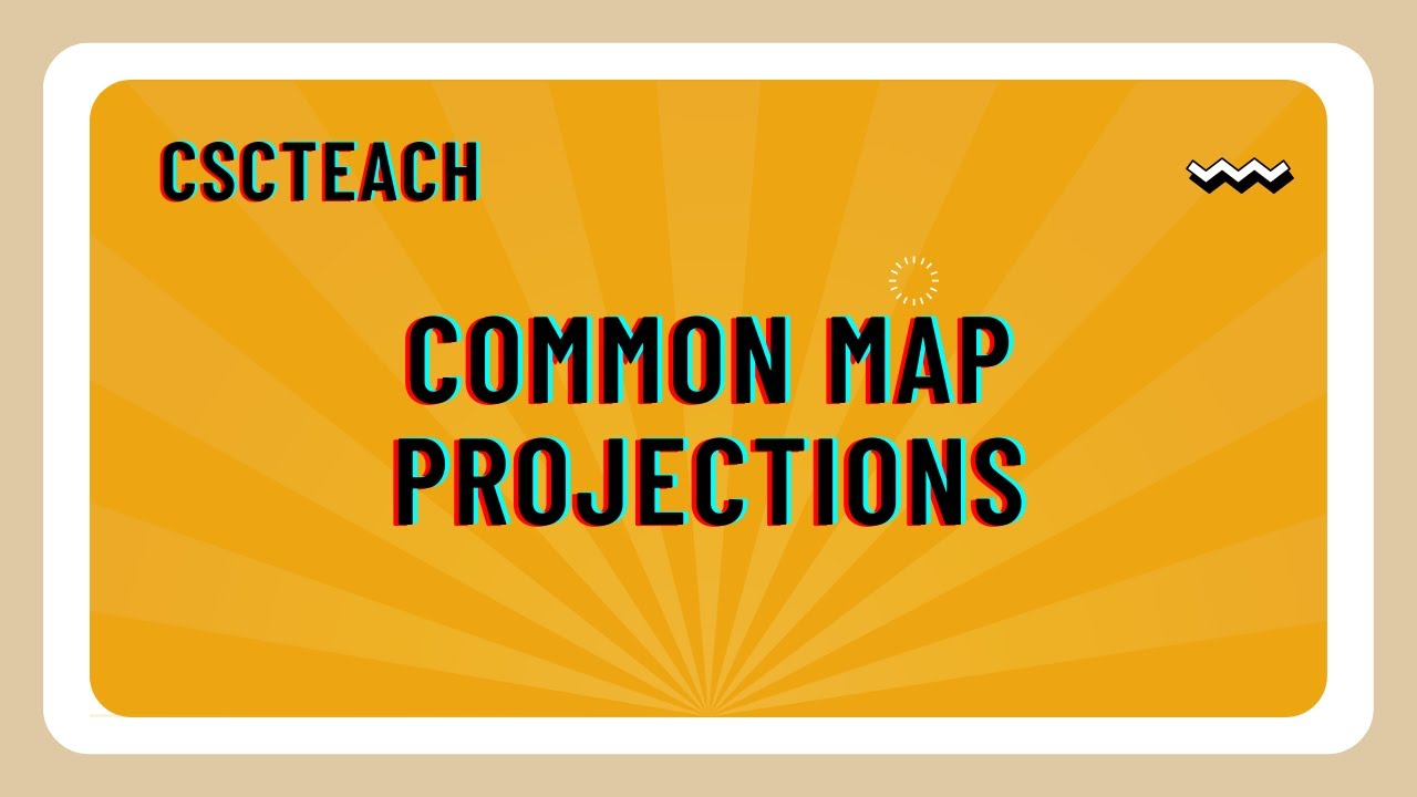 Common map projections in GIS