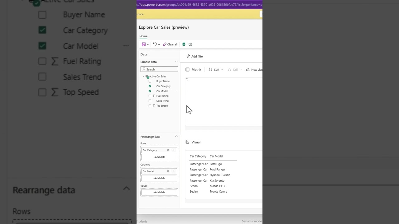 Что такое исследование данных в семантической модели в Power BI?