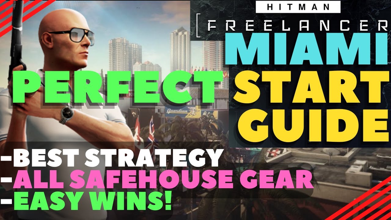 Hitman Freelancer: Miami Deep Dive (Perfect Setup Guide)- Best Strategy, All Safehouse Gear #hitman
