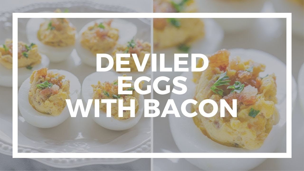 Deviled Eggs with Bacon