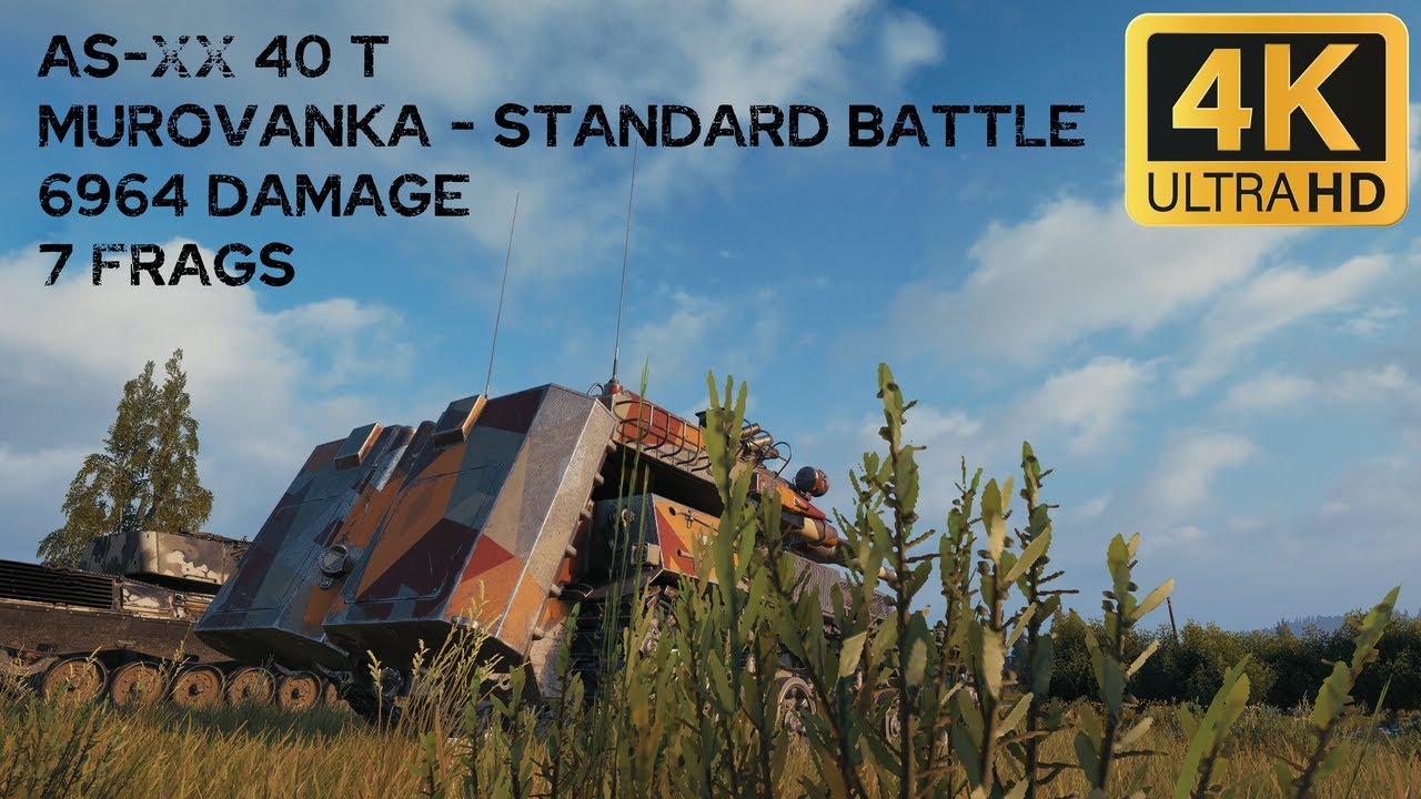 AS-XX 40 t 7,0k damage 7 frags on Murovanka - World of Tanks