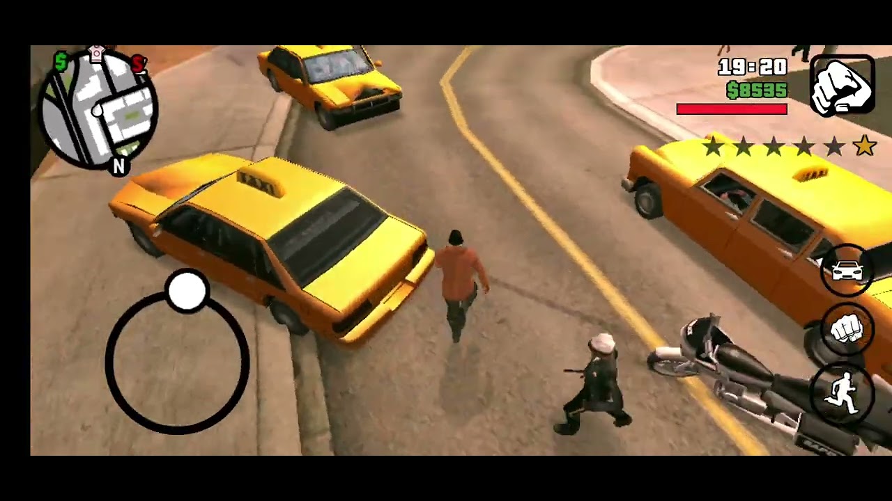 gta sa funny traffic