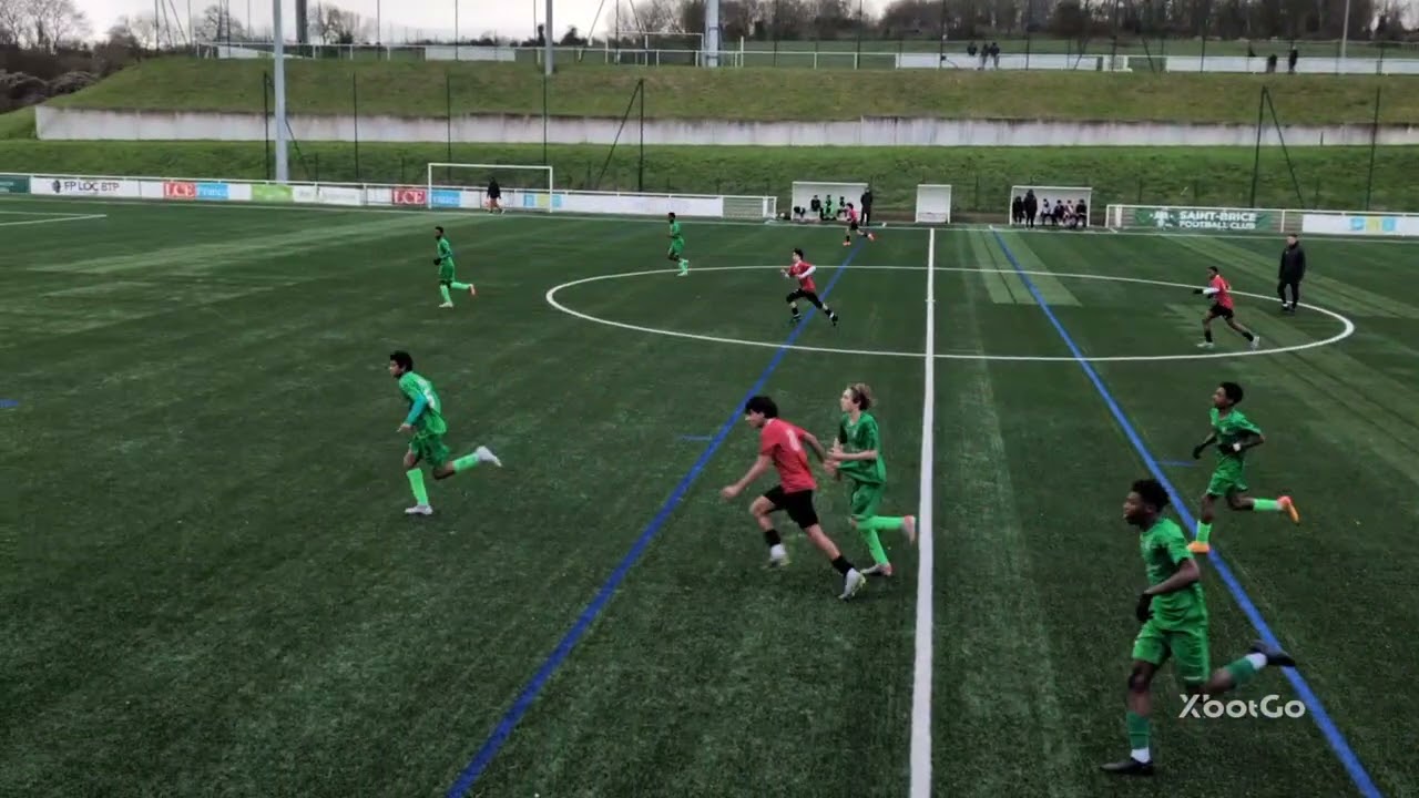 st Brice -argenteuil 1ere mi temps