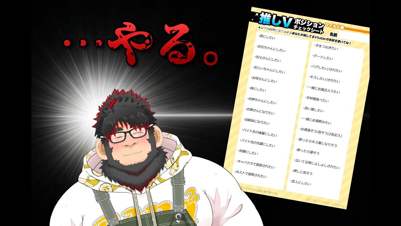 【ガチ妄想】今日は限界オタク封印（　＾&omega;＾）・・・【ケモノVtuber】