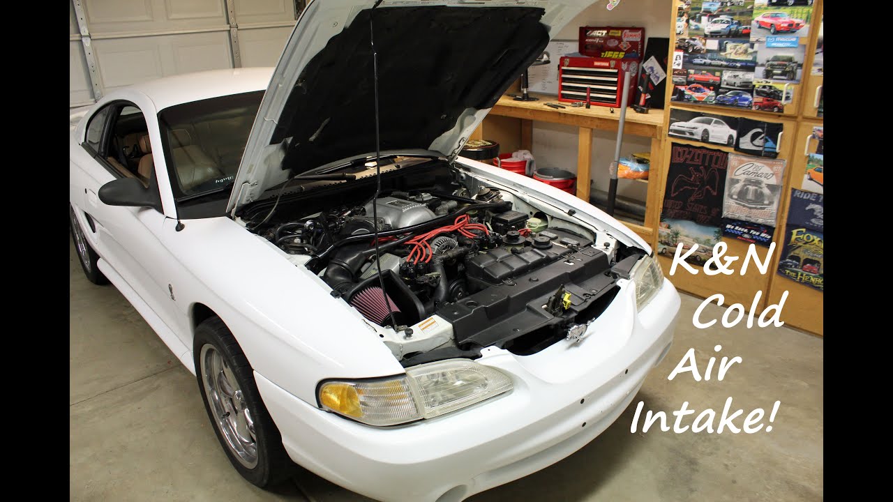 97 Cobra Cold Air Intake Install and Test Drive!
