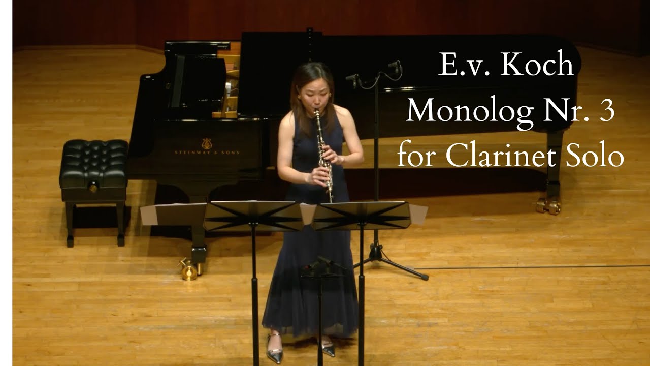 E.v. Koch - Monolog Nr. 3 for Clarinet Solo