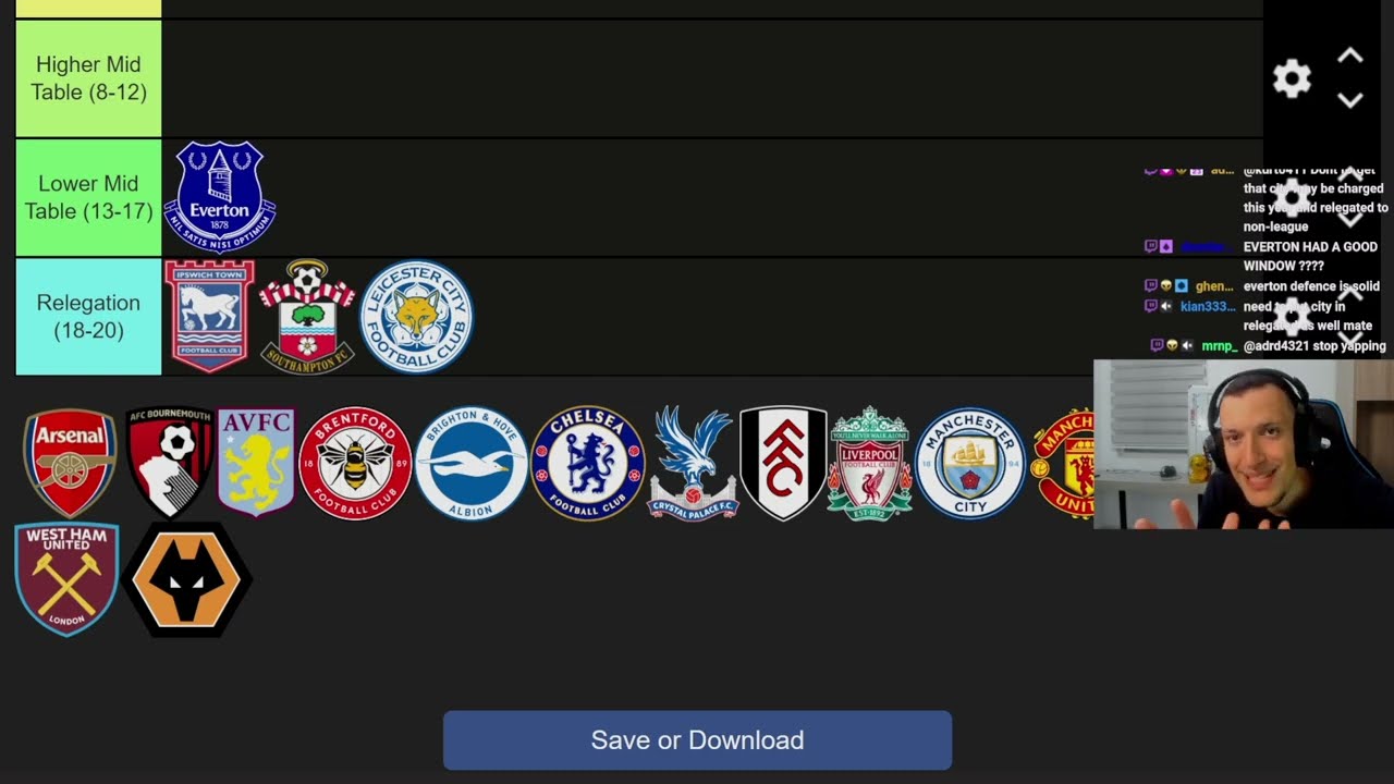 Kurt predicts the Premier League for the 2024/25 season.. *SPOILER WARNING*