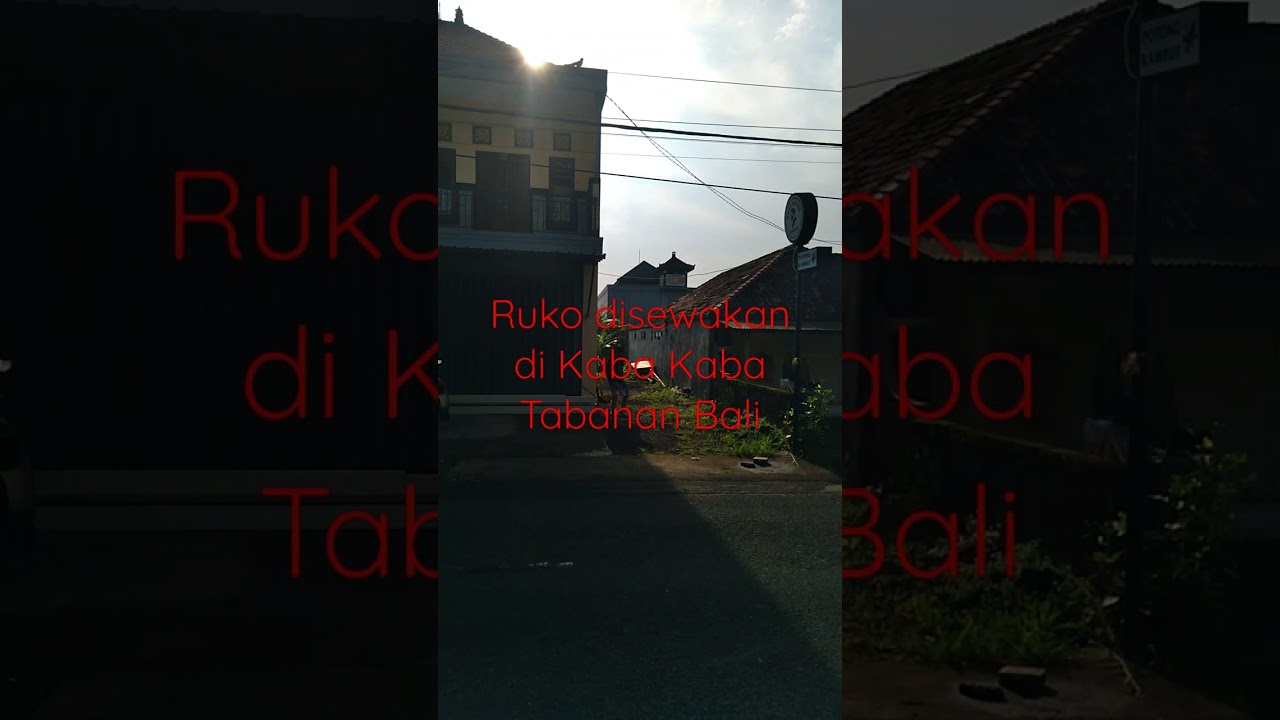 Ruko Disewakan di Kaba Kaba Tabanan Bali 