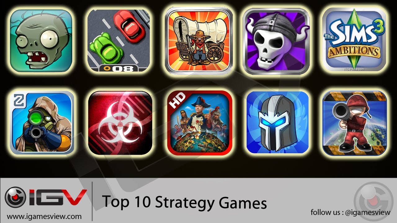 Top 10 Strategy Games For iPhone, iPod and iPad