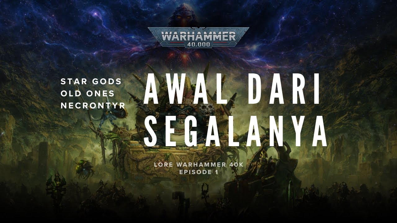 warhammer 40k lore | episode 1: stargods, old ones dan necrontyr