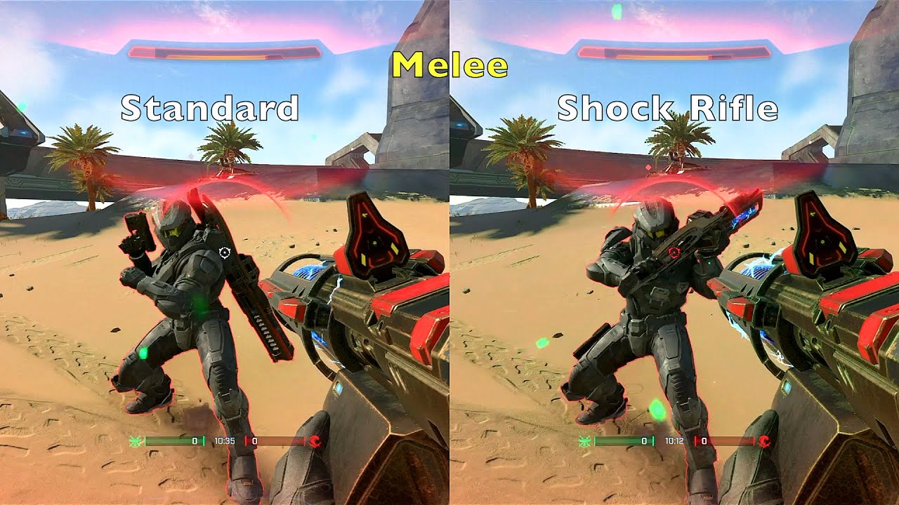 No Blade vs Blade - Melee Damage Comparison | Halo Infinite