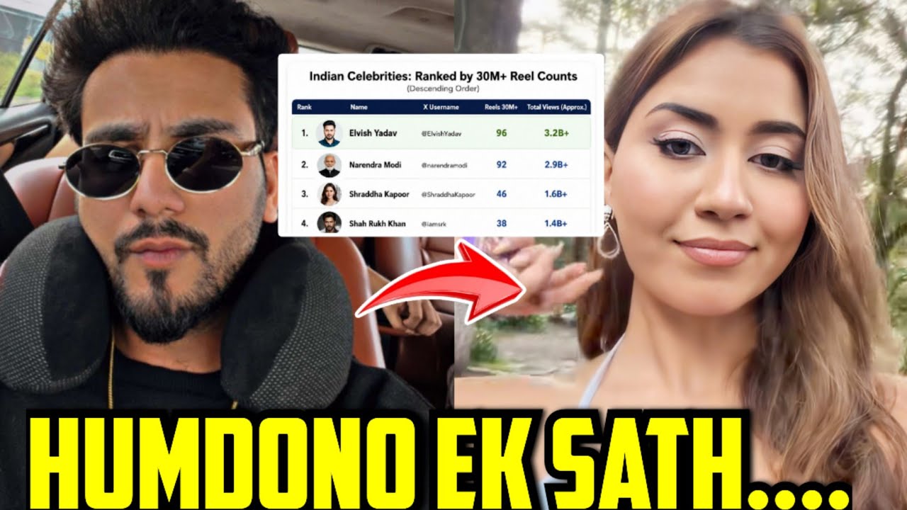 Elvish Yadav and Akanksha Chaudhary Together 🤯 Elvish Yadav Beats Modi ji, Elvish Yadav Akanksha