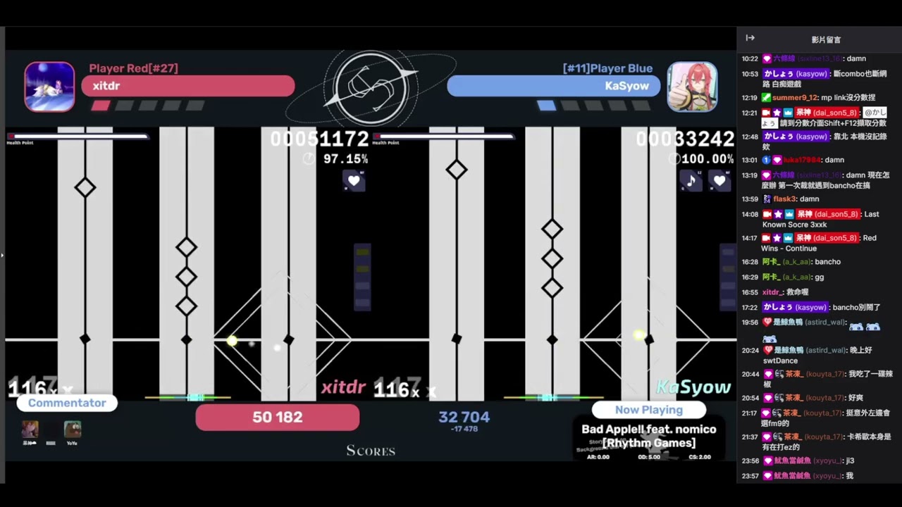 【osu!】5TS-RO16-FM1 | Bad Apple!! feat. nomico [Rhythm Games]