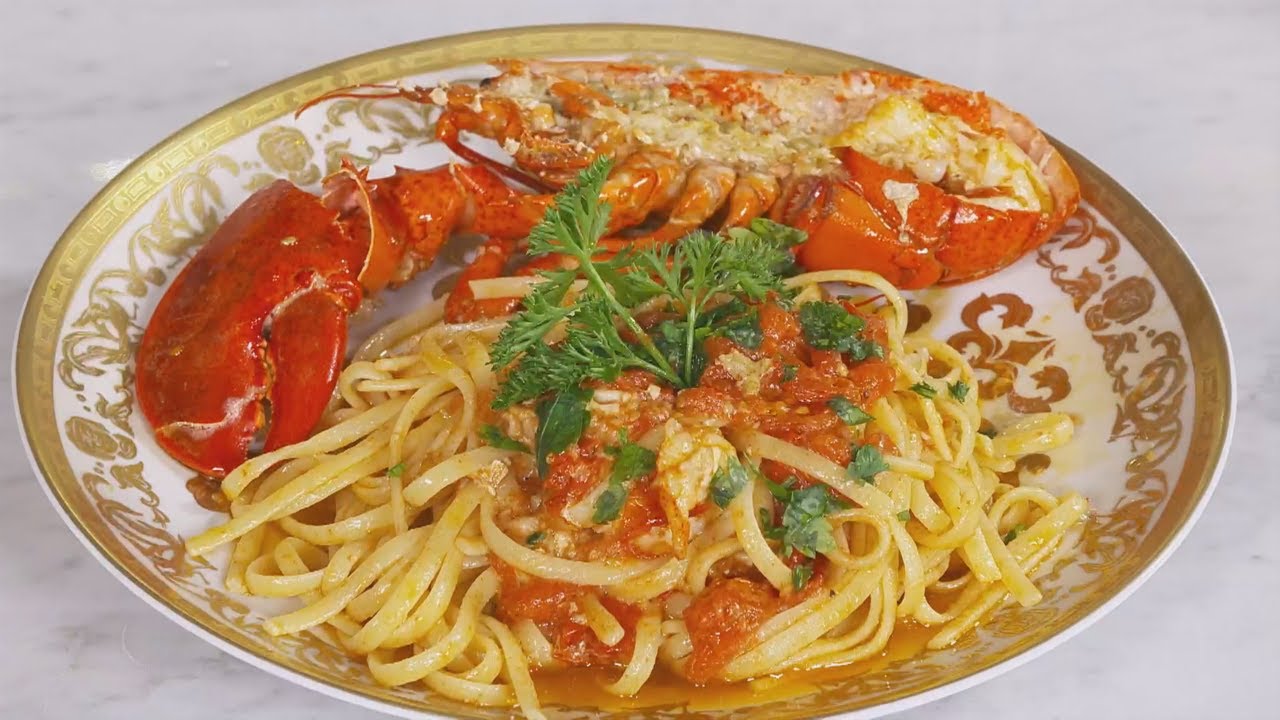 La ricetta delle LINGUINE ALL' ASTICE | In Cucina con Imma e Matteo