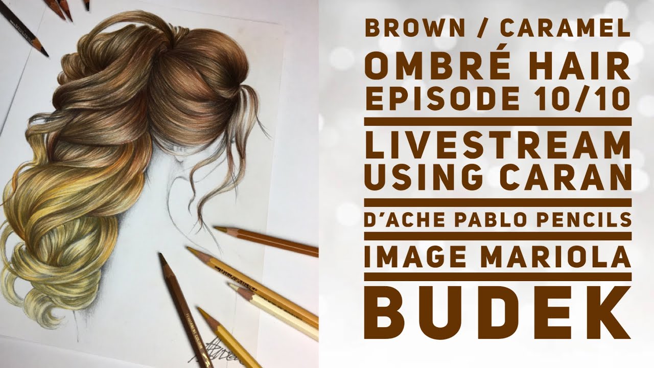 FINALE of the pencil hair series 10/10 - Brown/Caramel Ombre w' Pablo Pencils+GIVEAWAY ANNOUNCEMENT