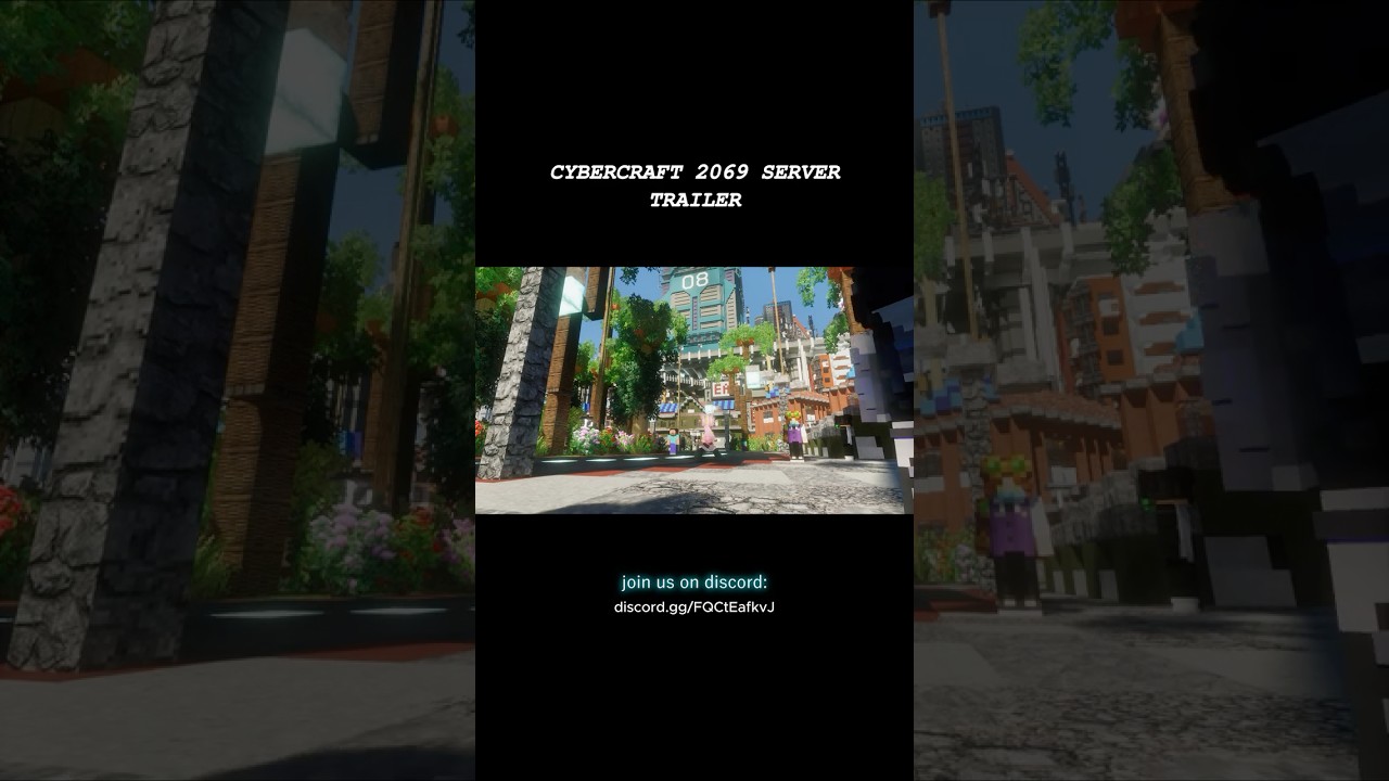 Трейлер сервера Cybercraft2069 | Сервер Minecraft Cyberpunk RP #minecraft #cyberpunk #cozy