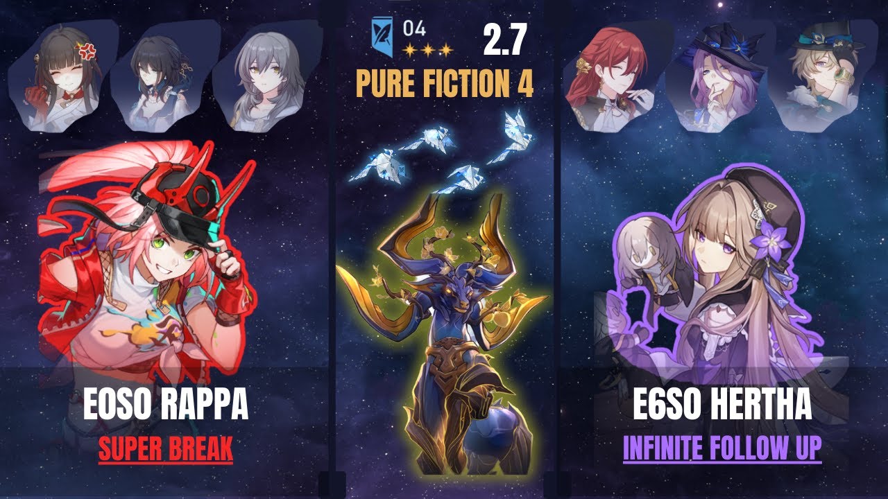 HSR PURE FICTION 2.7 | RAPPA SUPER BREAK & HERTHA INFINITE FOLLOW UP