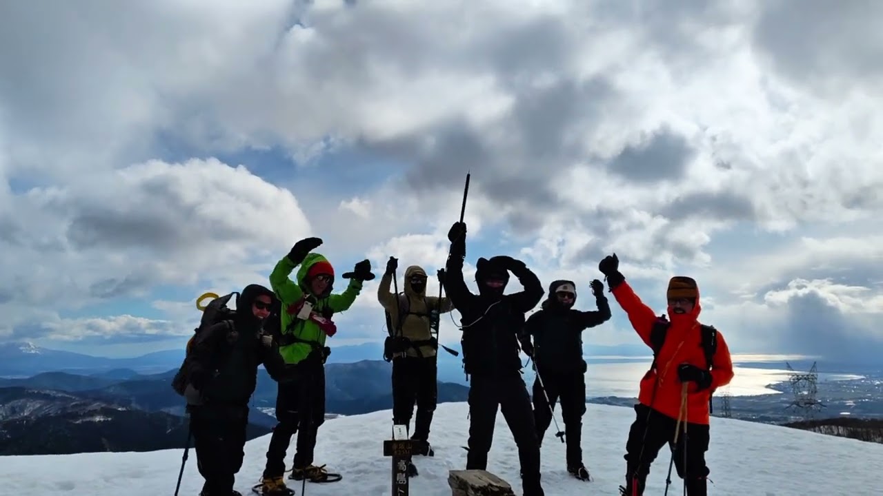 【雪山登山】滋賀県の赤坂山で今季初登山🏔️