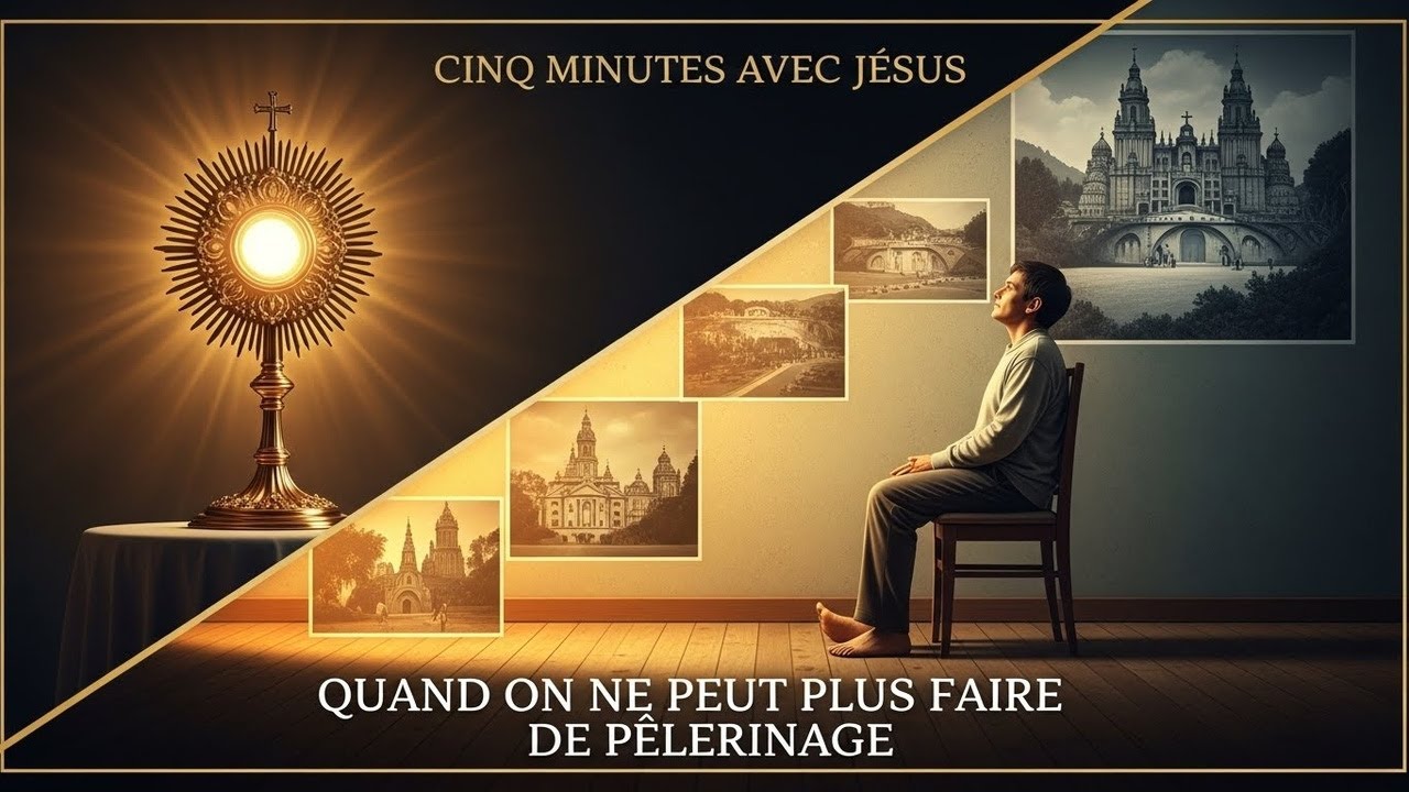 Cinq Minutes avec Jésus au Saint-Sacrement : Quand on ne peut plus faire de pèlerinage.