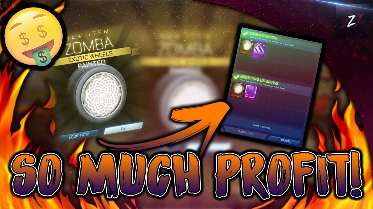 FLIPPING THE MOST EXPENSIVE EXOTIC WHEELS FOR INSANE PROFIT! (ROCKET LEAGUE BEST TRADES)