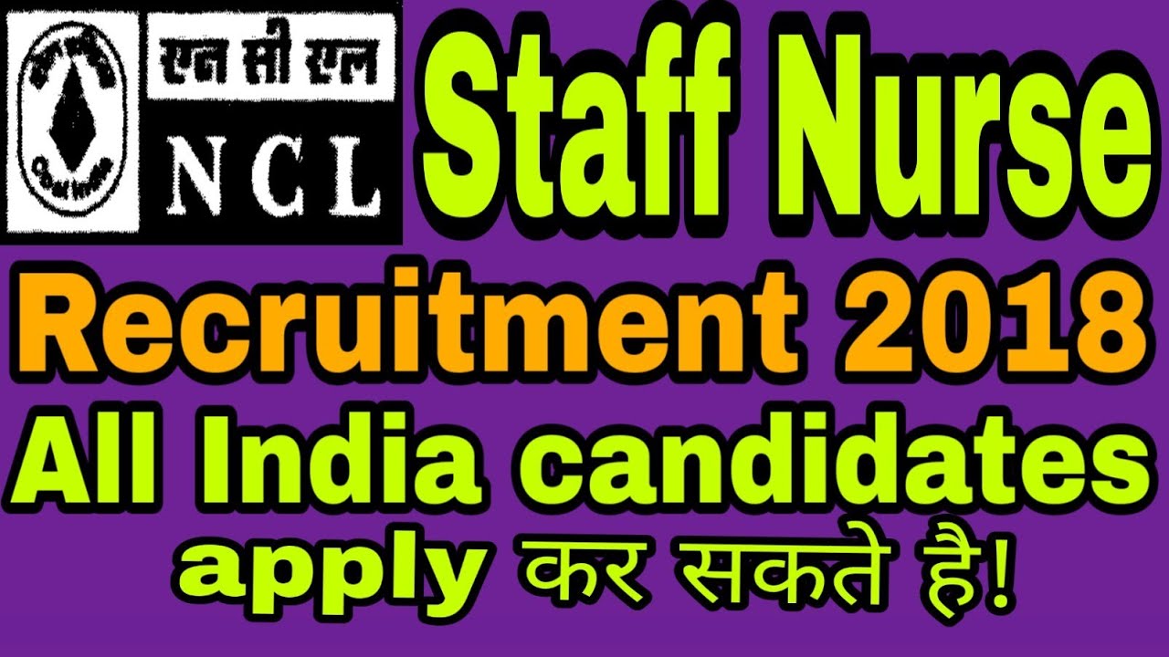 New Staff Nurse Recruitment September 2018.