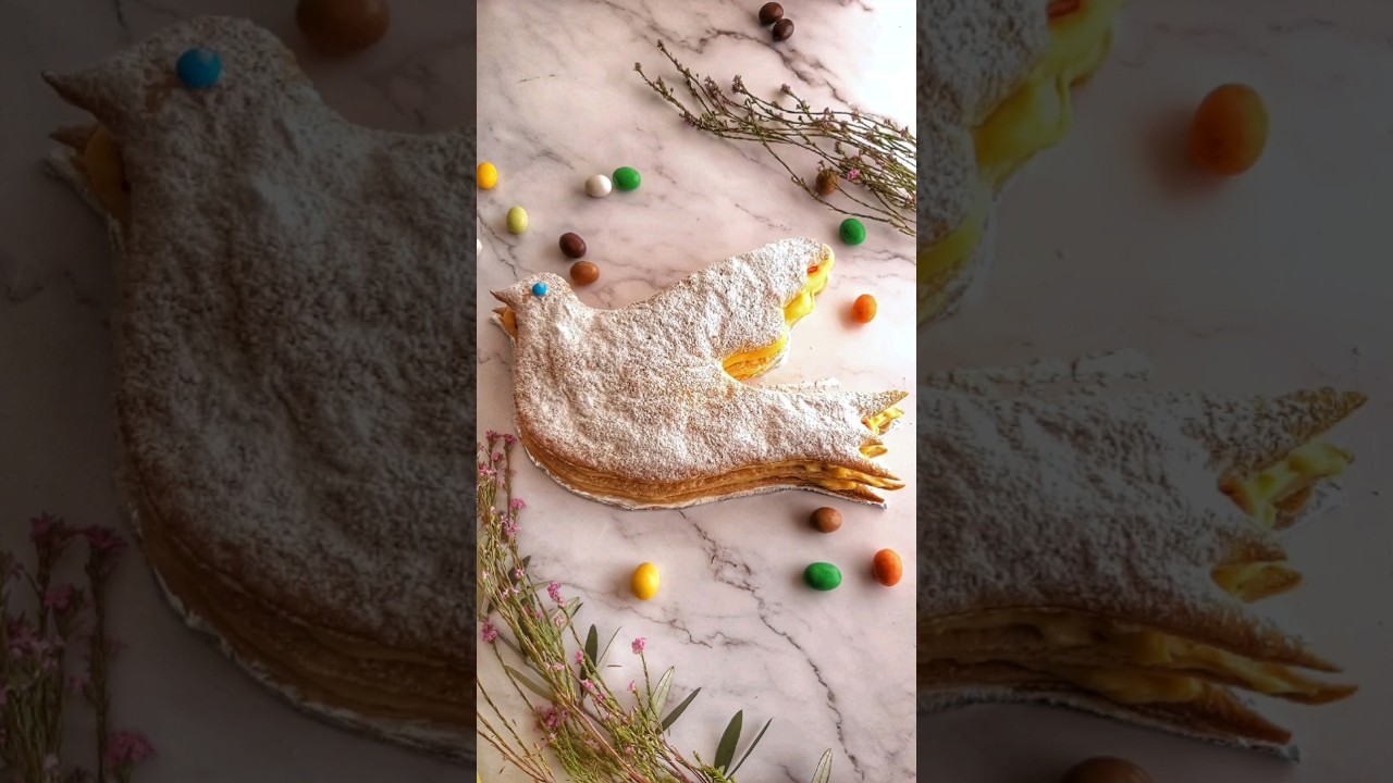 Colomba millefoglie #Pasqua#dolcidipasqua  #easterbreakfast #easter   #pastrychef #ricettedipasqua&nbsp;
