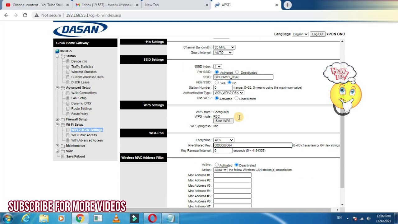 how to change wifi name and password IHow to see ap fiber password and Change in Router 2021
