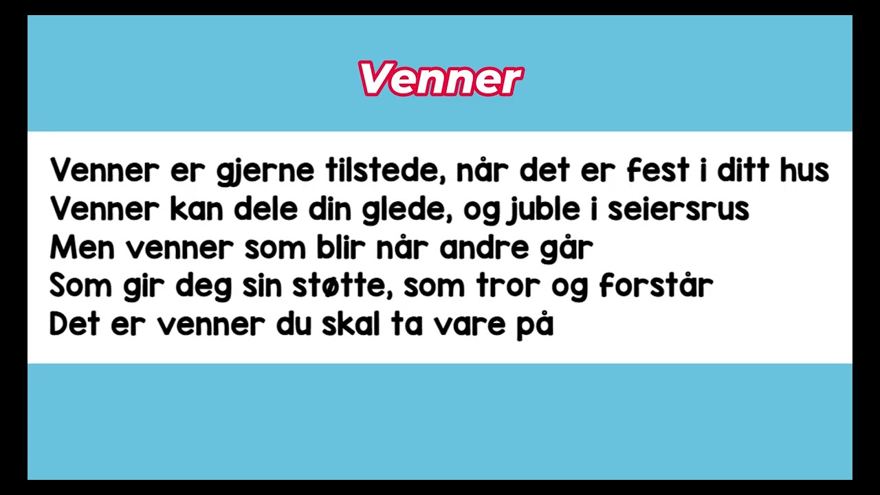 Vennskap Potpurri