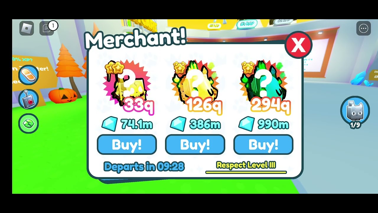 Purchasing Rainbow Mythical Ghoul Horse - Halloween Update 2023 | Pet Simulator X