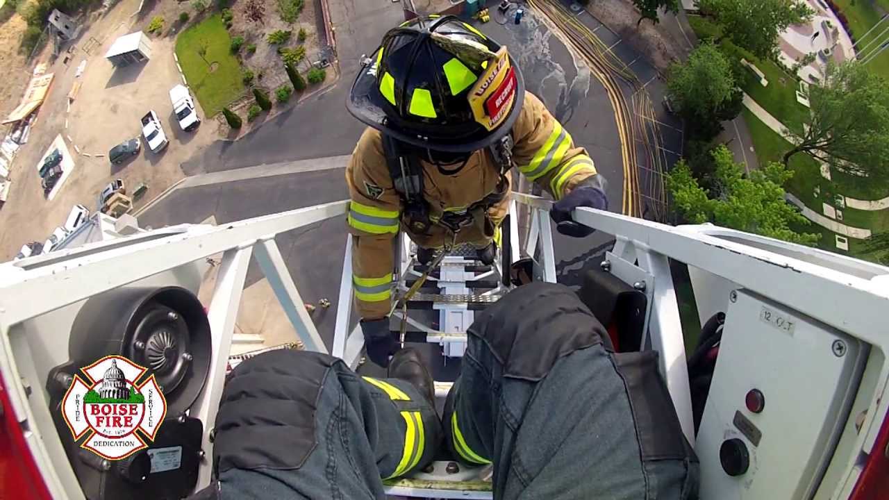 Boise Fire Academy Ladder Training