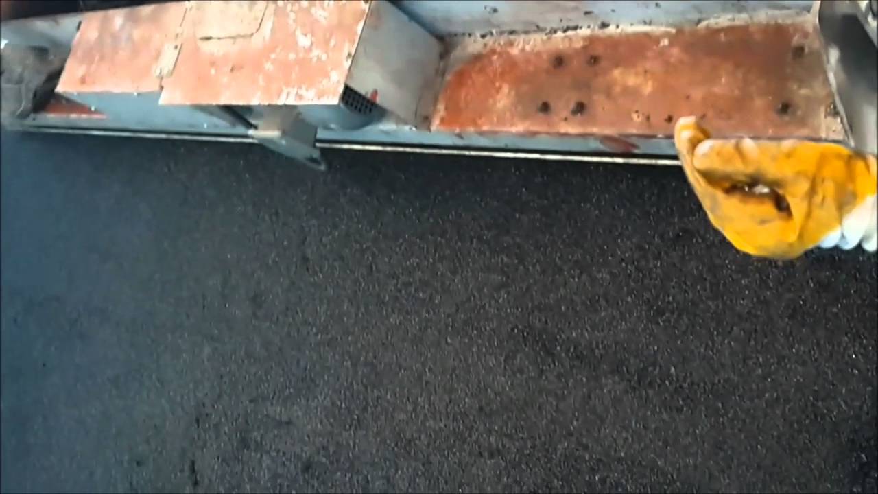 طريقة خلط حبيبات المطاط مع البيندر