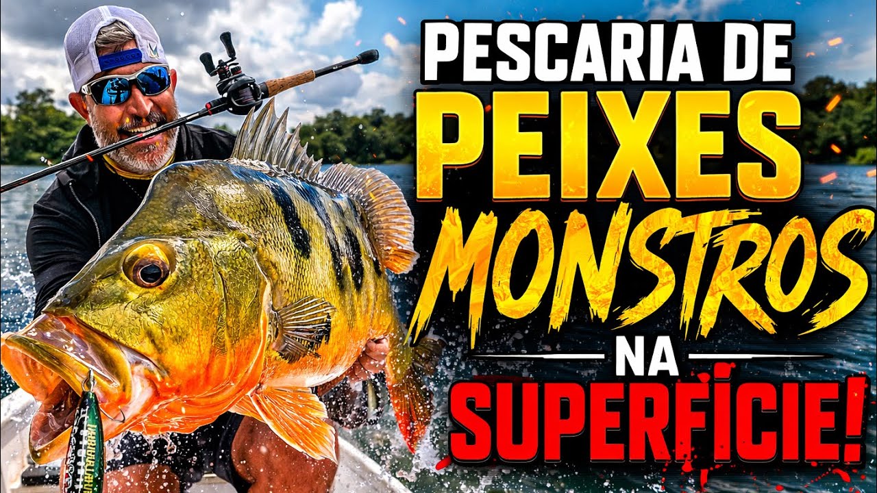 QUAL A SENSAÇÃO DE FAZER UMA PESCARIA NA SUPERFÍCIE?
