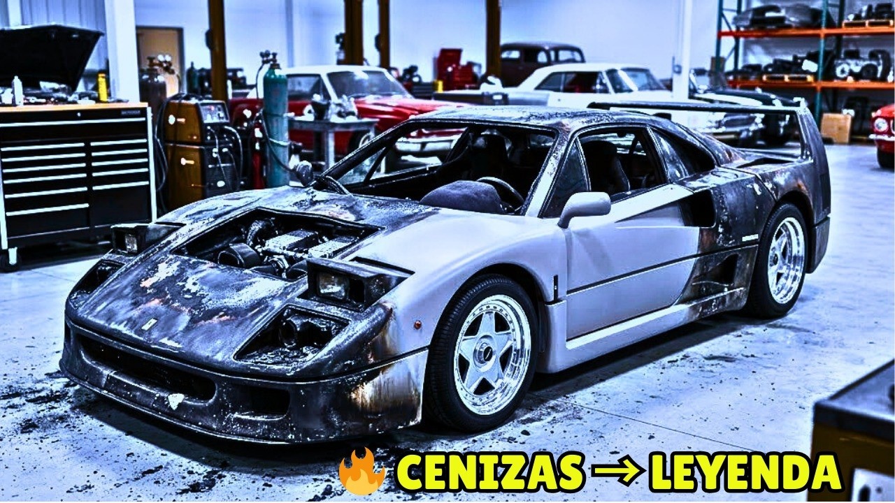 🔥🚗 Fénix de Acero — ASMR Reconstruyendo un Auto Destruido por el Fuego