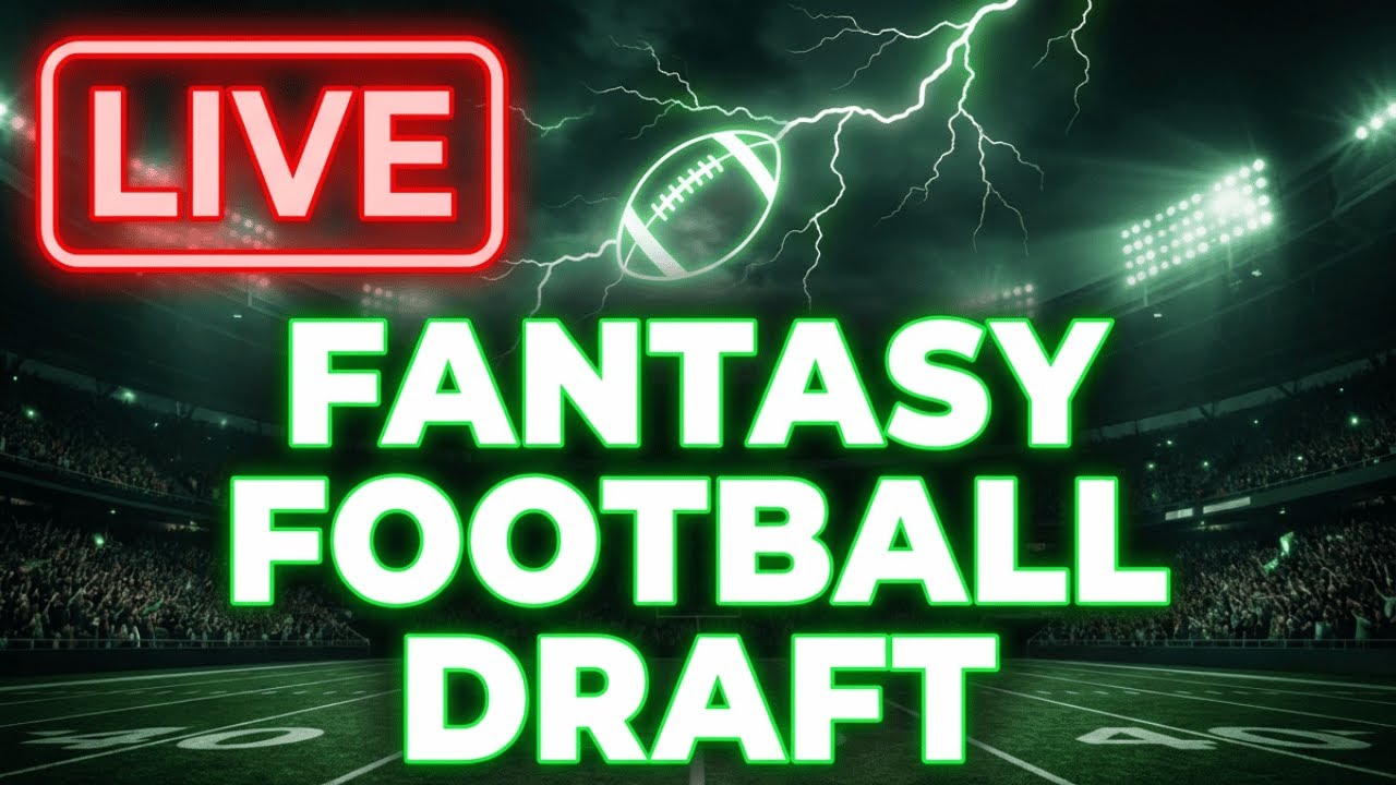 LIVE Fantasy Football Draft Talk for ROOKIE Season 2026