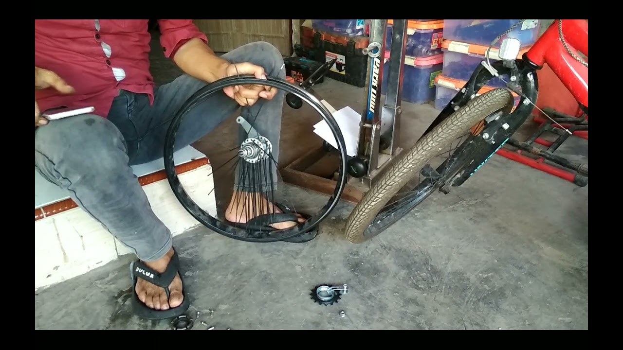 GANTI HUB TERPEDO SEPEDA BMX