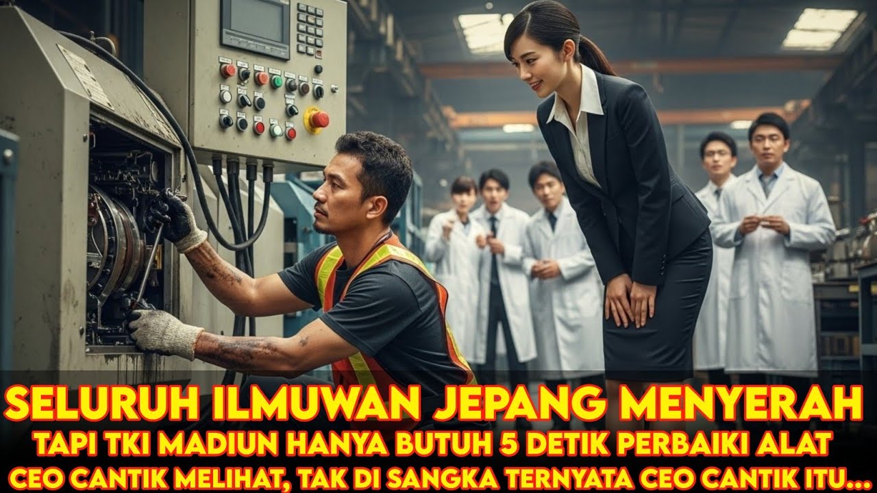 SELURUH TIM AHLI MENYERAH, TAPI TKI INI CUMA BUTUH 1 DETIK. BIKIN CEO JEPANG JATUH CINTA SEKETIKA