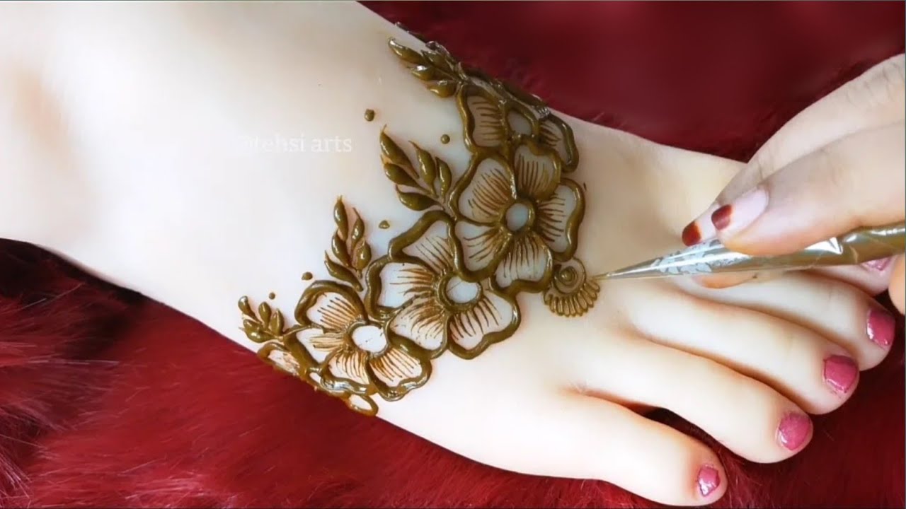 Very beautiful feet 👣 mehndi design | Rakhi ,Teej Mehndi | mehndi ka design | mehndi design | Mehndi