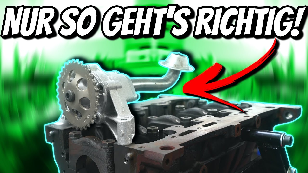 Keine halben Sachen! 🤨 🤌Ölpumpen-Umbau am 2.0TFSI EA113 💦🔧