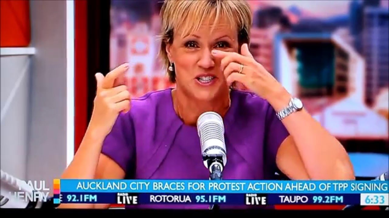 Hilary Barry' Watch As Hilary Cracks Up On The  Paul Henry Show.